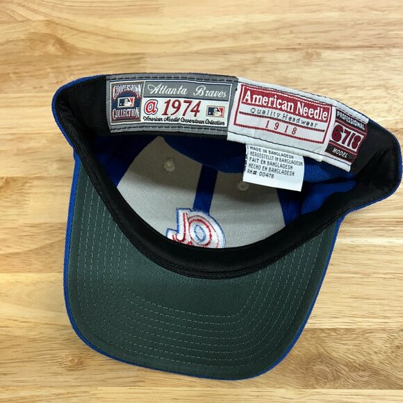 Atlanta Braves 1974 Cooperstown Collection Fitted Cap/Hat (Size 6 7/8) - Picture 2 of 2